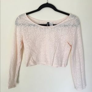 Cropped long-sleeve